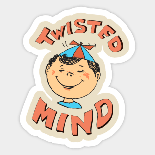 twisted mind Sticker